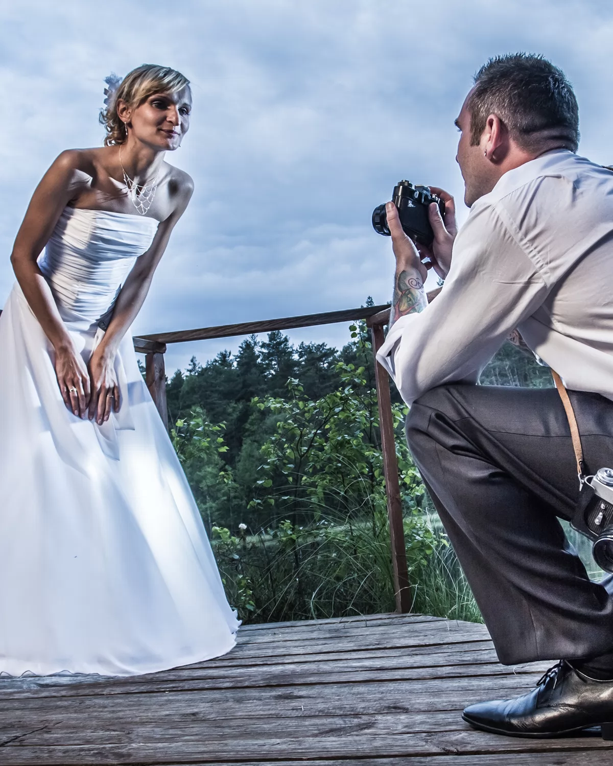 Sesión de fotos de los novios 15