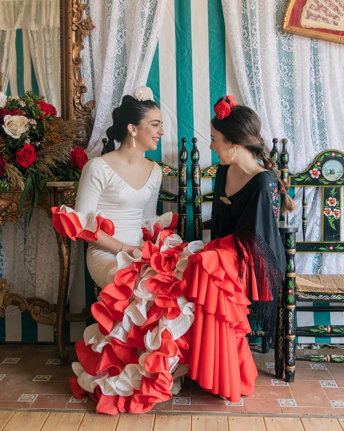 Sesión de fotos de la quinceañera 15